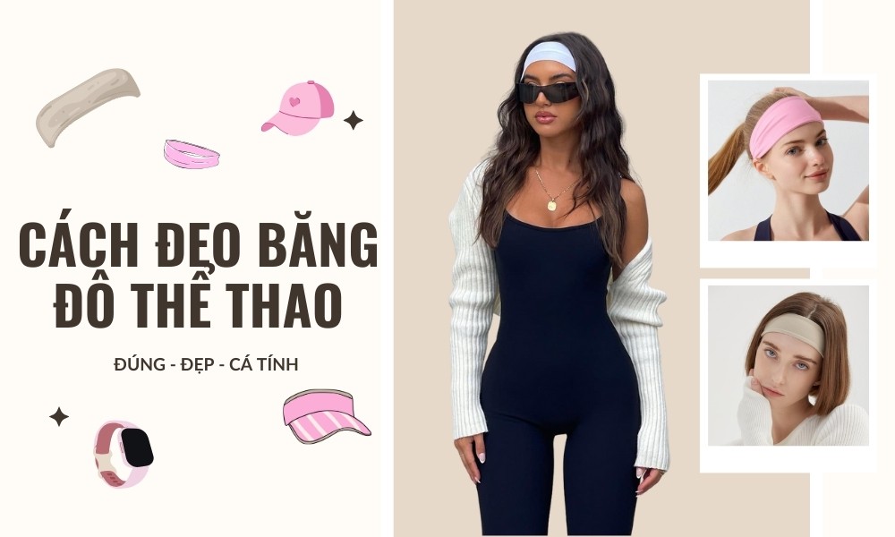 Cách đeo băng đô thể thao Đúng - Đẹp